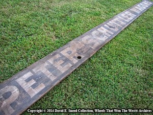 Wooden Wagon Signs  