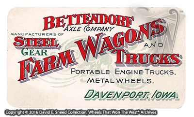 Bettendorf Steel Gear Wagons