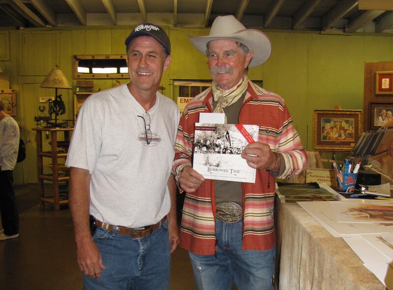 David with legendary actor/artist, Buck Taylor. Image Copyright © David E. Sneed, All Rights Reserved